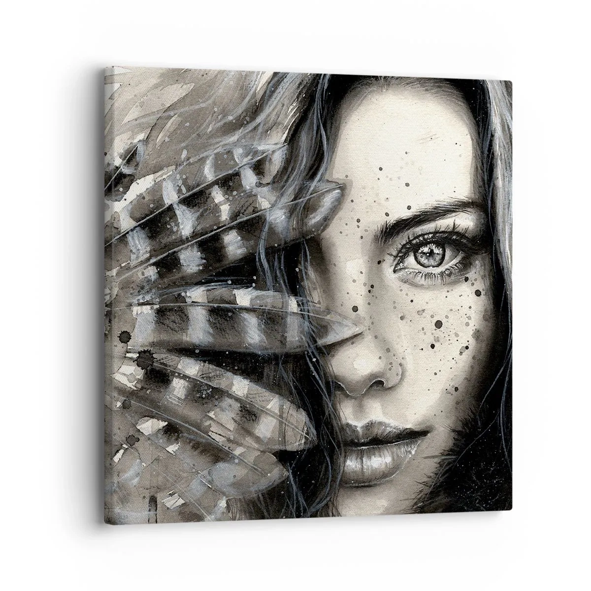 Quadro em tela - Beleza selvagem - 30x30 cm