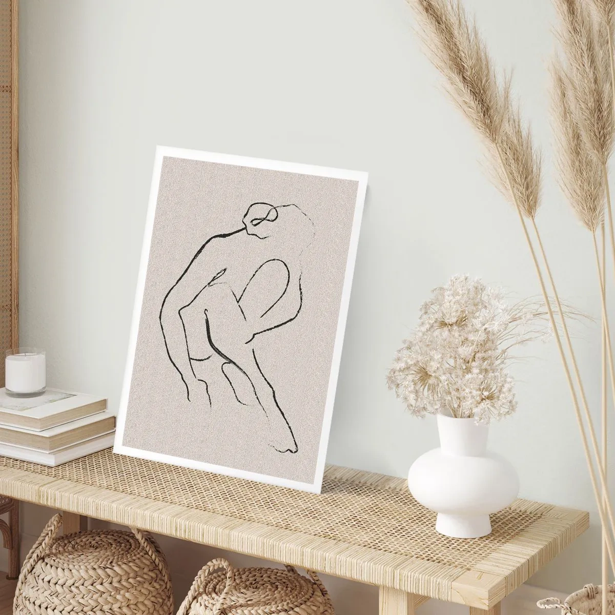 Pôster - Esboço íntimo - 40x50 cm