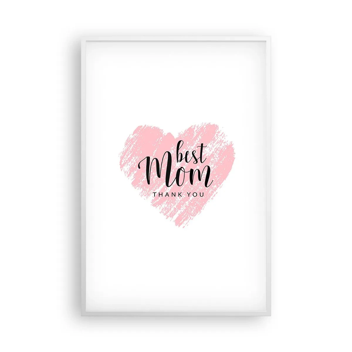 Pôster em moldura branca - Sempre o momento certo - 61x91 cm