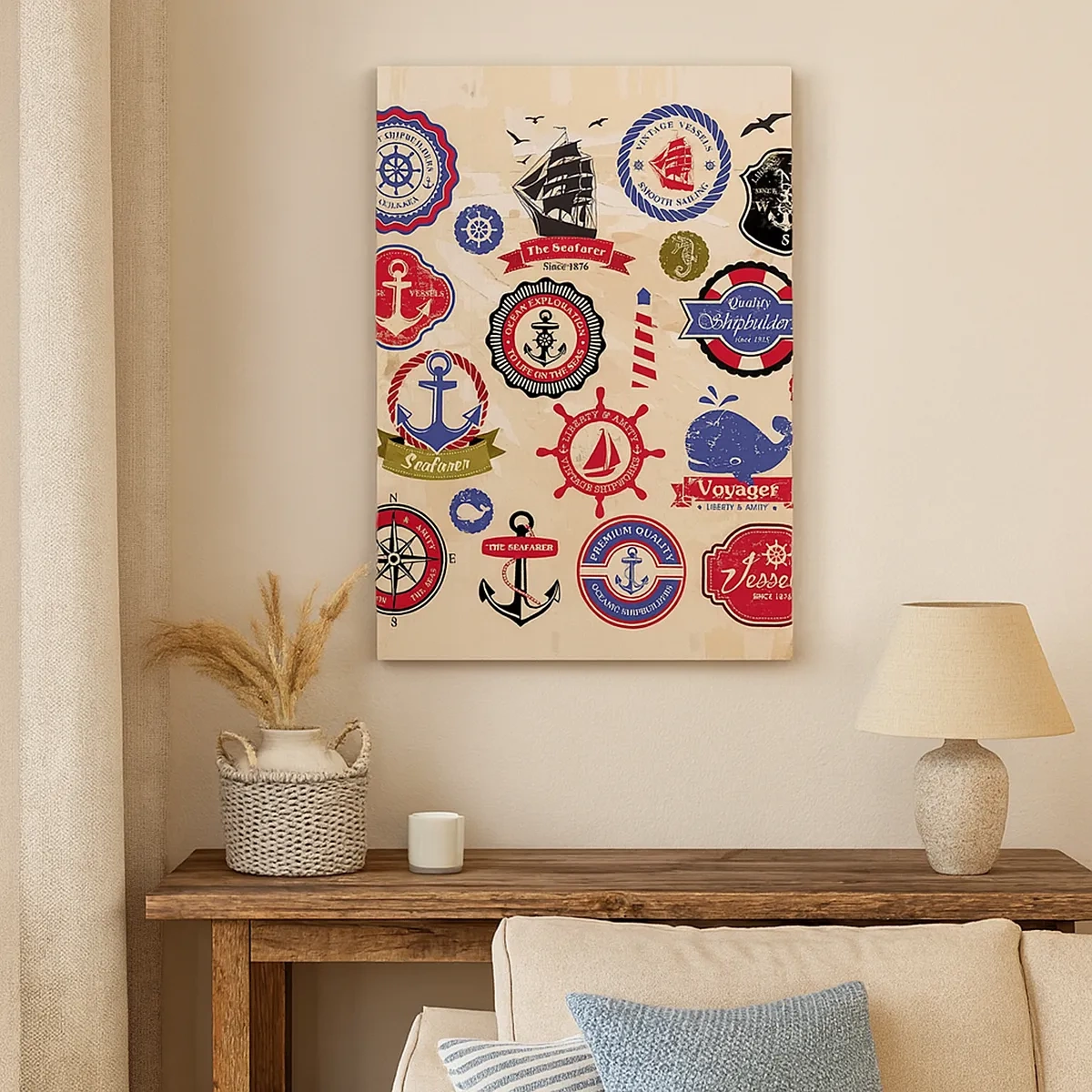 Quadro em tela - Irmandade da vela - 50x70 cm