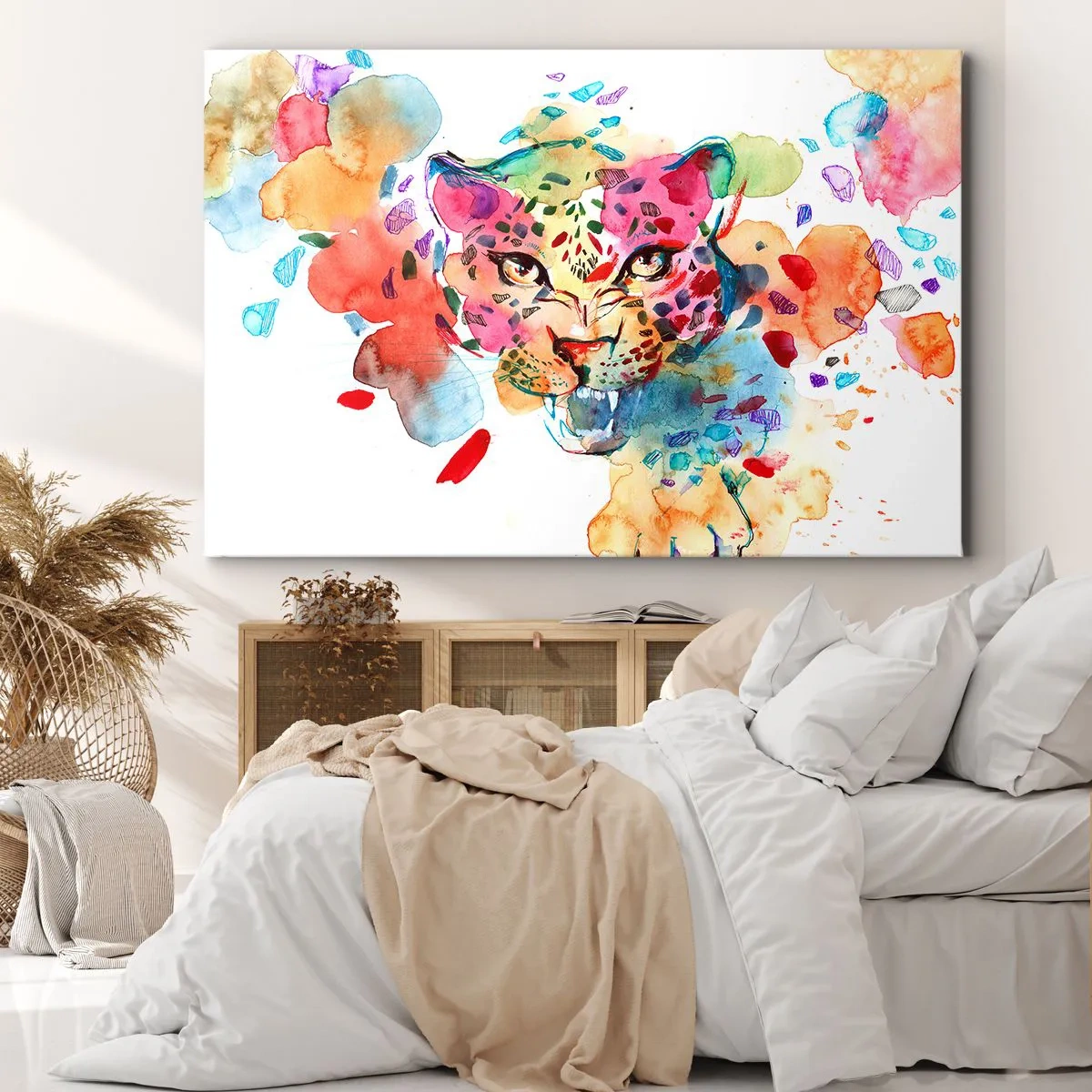 Quadro em tela - A Bela e a Fera - 120x80 cm