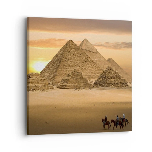 Quadro em tela - Sem mudança durante milhares de anos - 30x30 cm