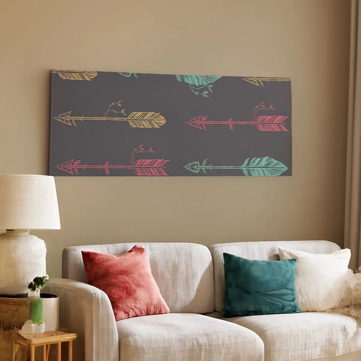 Quadro em tela - Em ordem - 100x40 cm