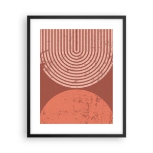 Pôster com moldura preta - Relacionamento próximo - 40x50 cm