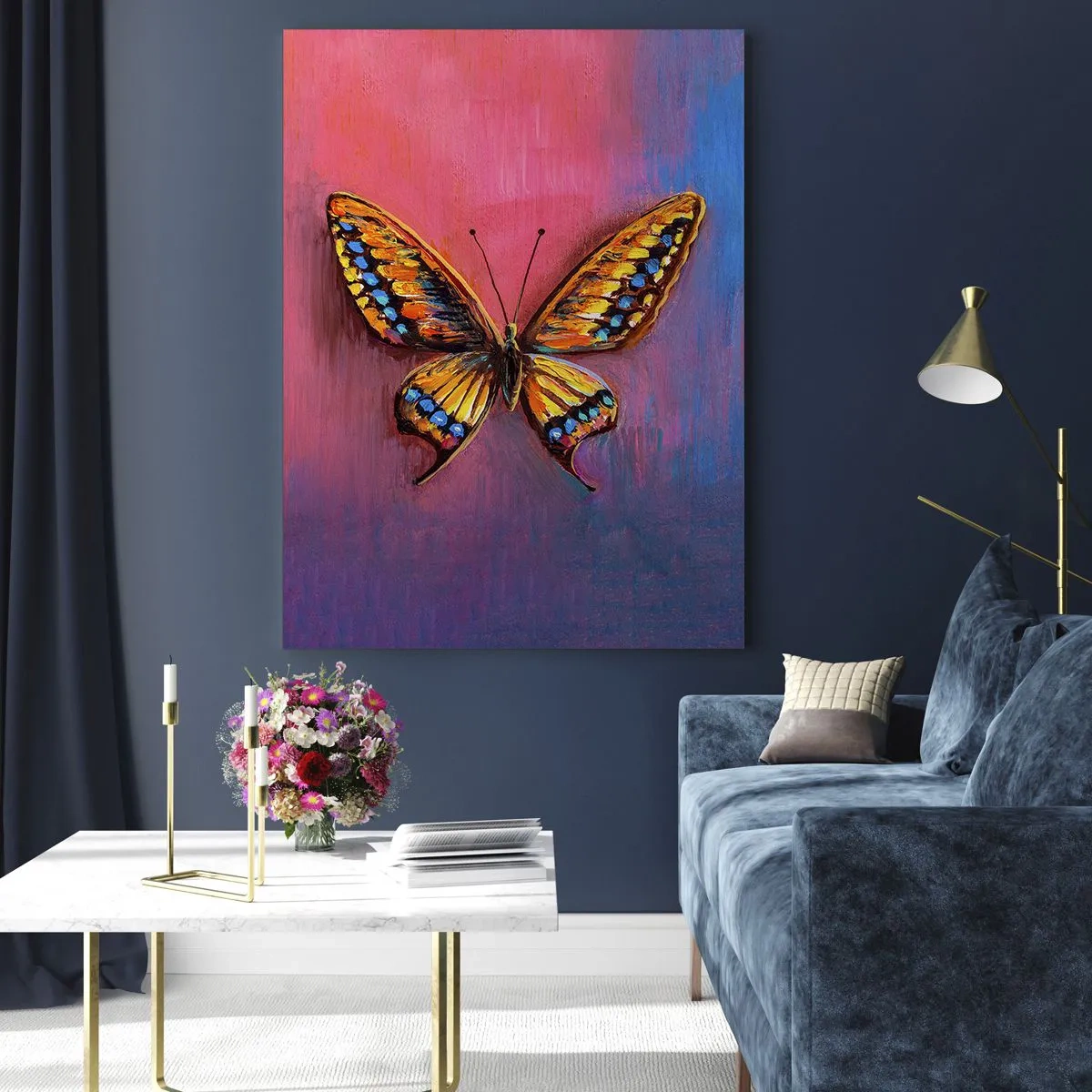 Quadro em vidro - Uma joia da natureza - 50x70 cm