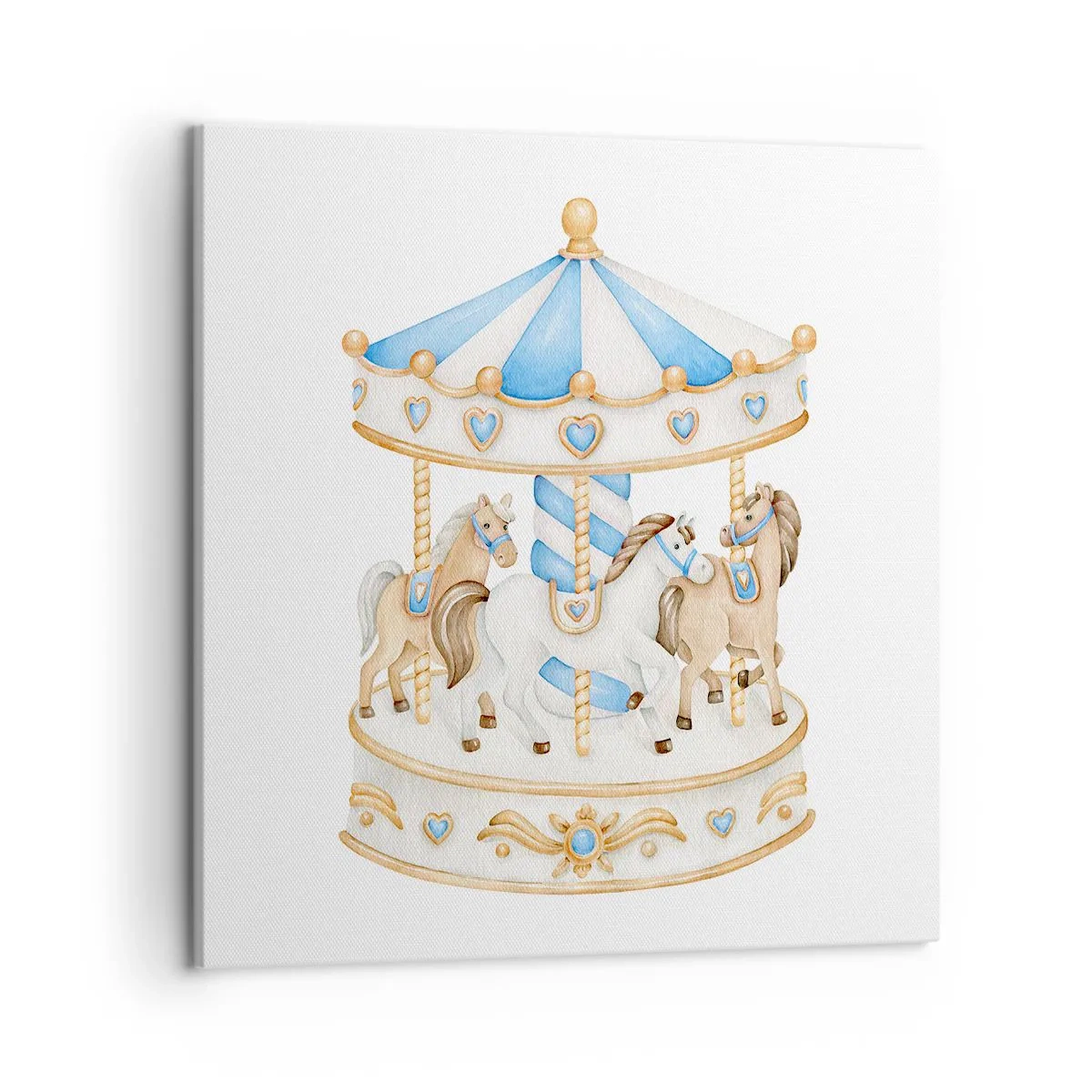 Quadro em tela - Doce infância - 50x50 cm