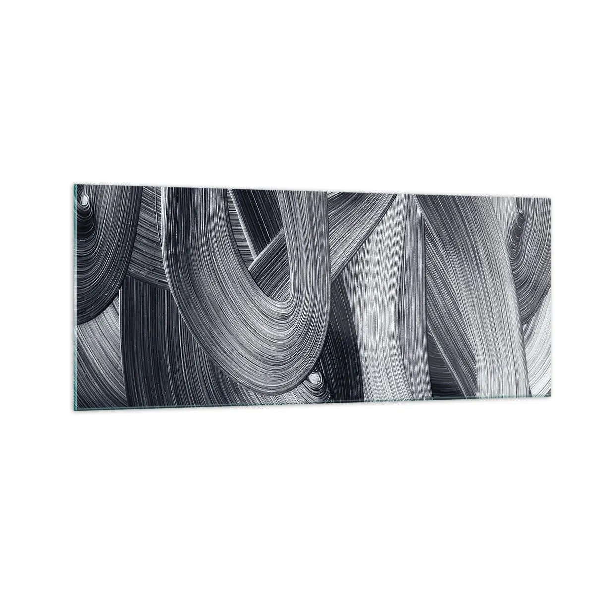 Quadro em vidro - A fluidez da realidade - 100x40 cm