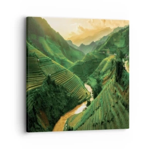 Quadro em tela - Vale vietnamita - 30x30 cm