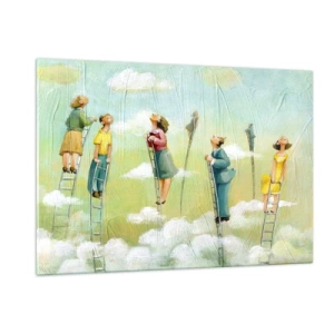 Quadro em vidro - Por trás do seu sonho - 120x80 cm