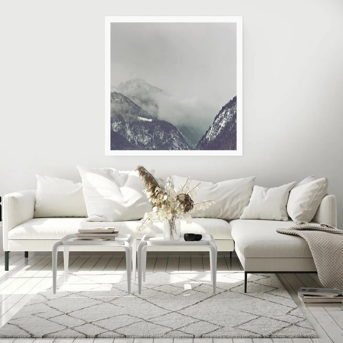 Pôster - Vale nebuloso - 60x60 cm