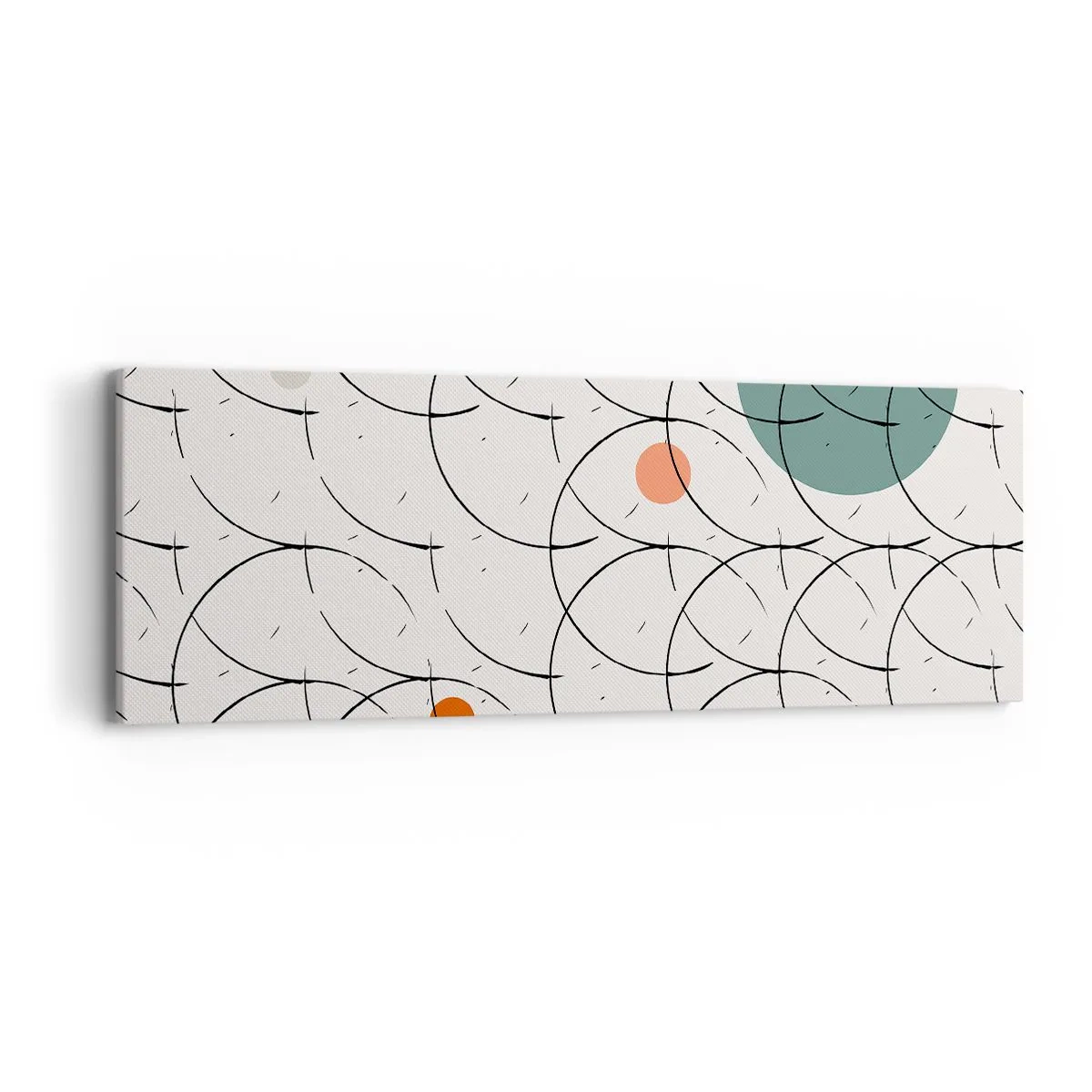 Quadro em tela - No espírito da pop art - 90x30 cm