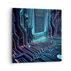 Quadro em tela - Só estou a pensar... - 30x30 cm