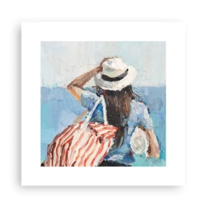 Pôster - Bem-vindo às suas férias - 30x30 cm