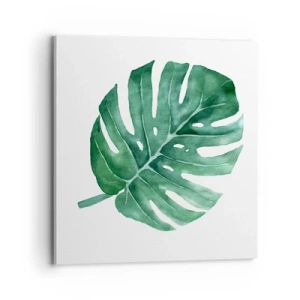 Quadro em tela - Conceito verde - 70x70 cm