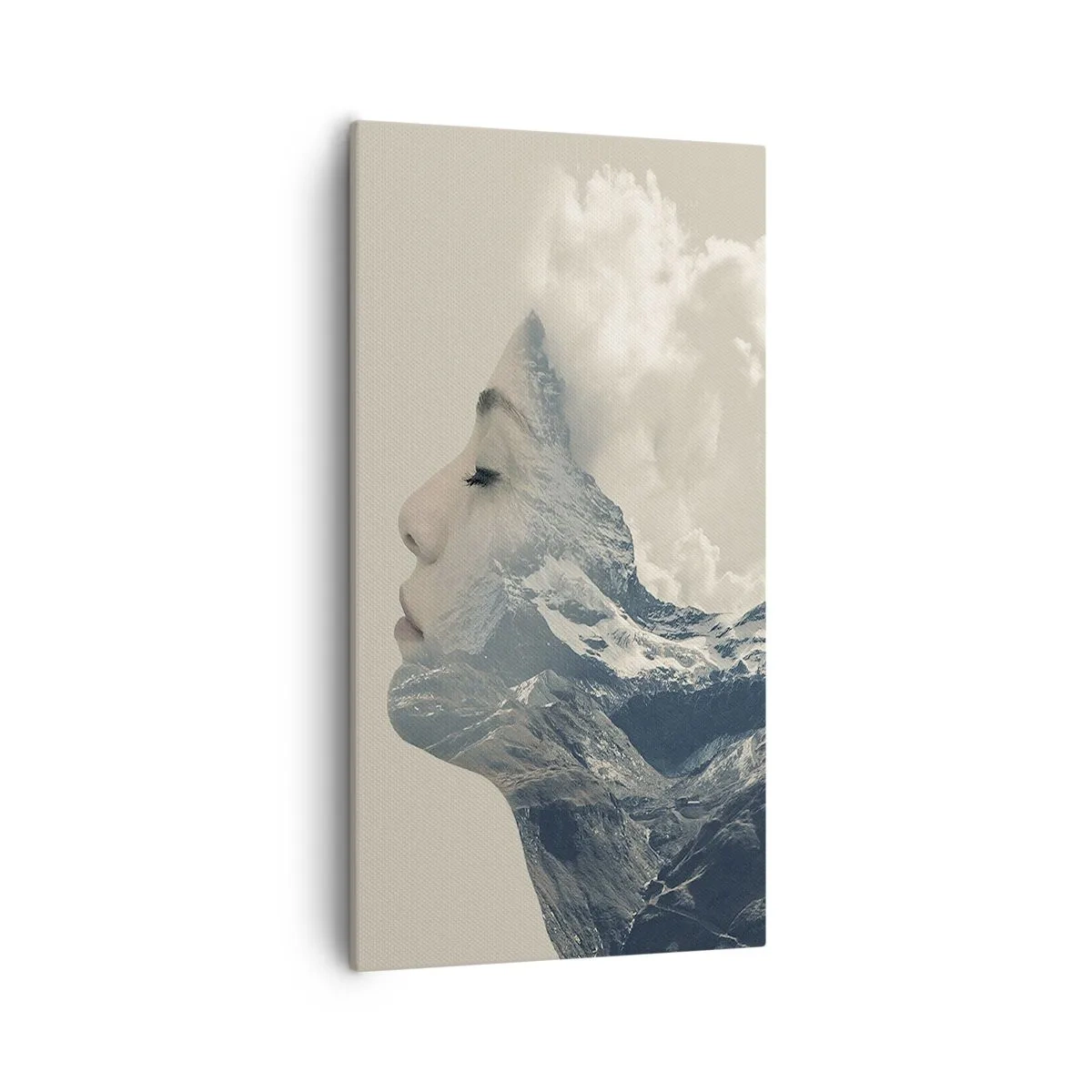 Quadro em tela - A beleza dos elementos da natureza - 55x100 cm