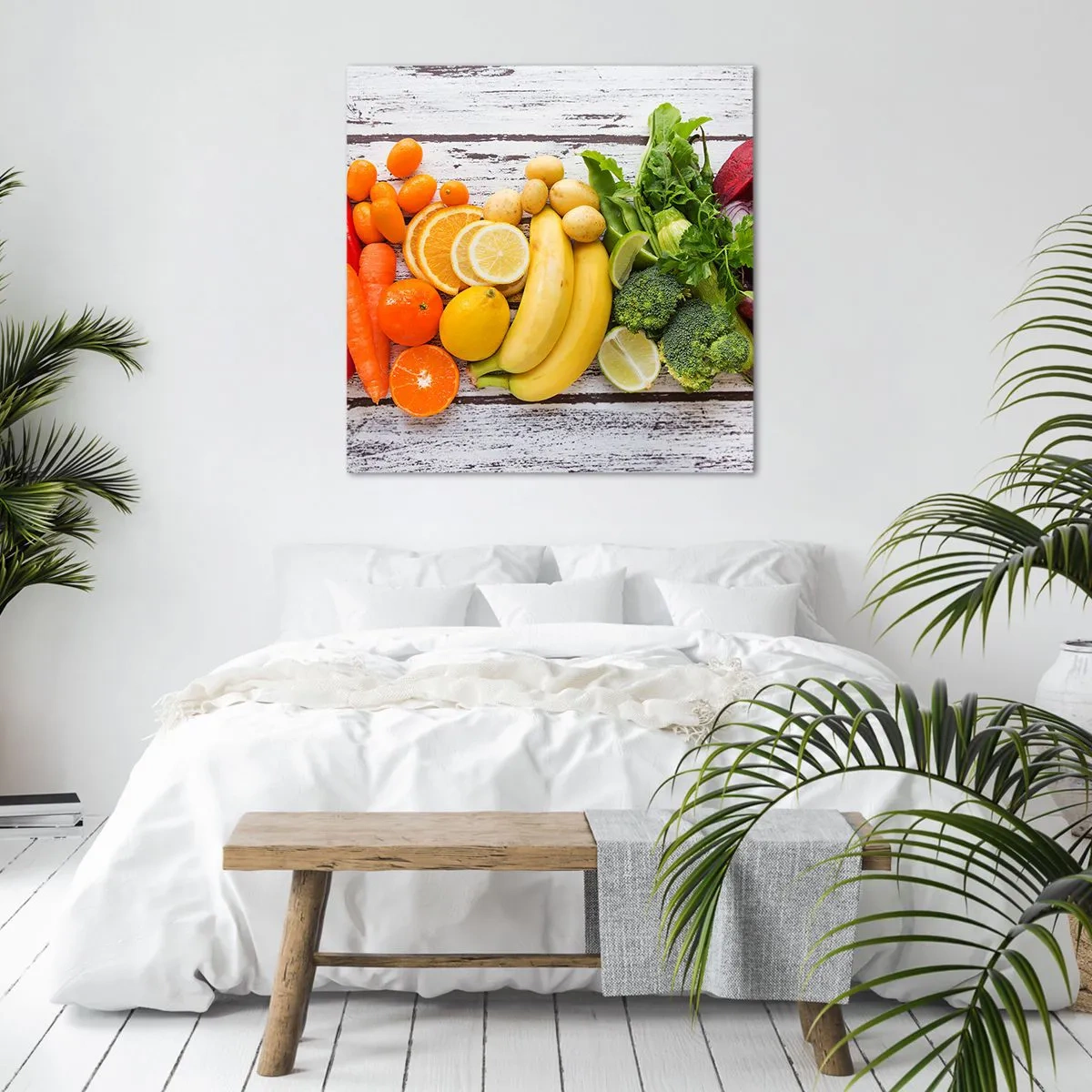 Quadro em tela - Não é suficiente? - 40x40 cm