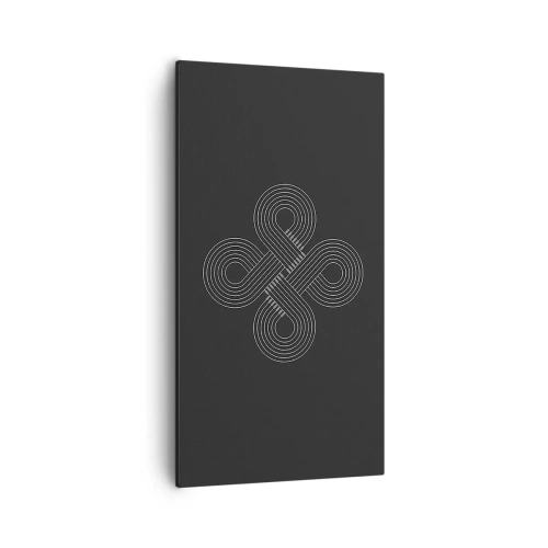 Quadro em tela - No espírito celta - 55x100 cm