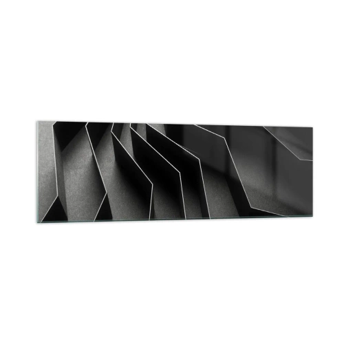 Quadro em vidro - Ordem espacial - 160x50 cm