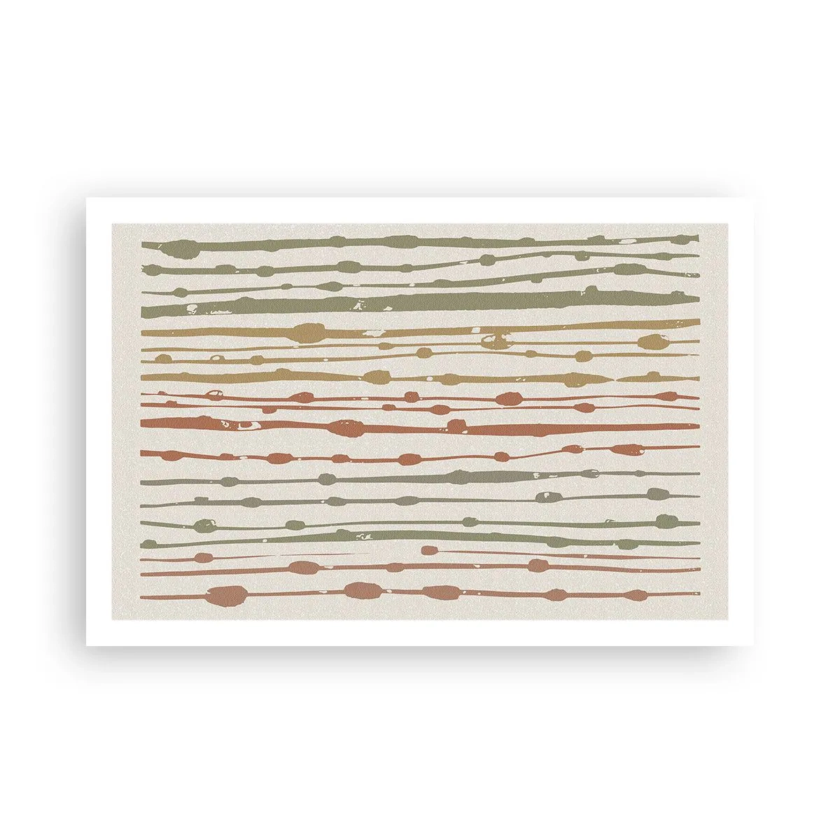 Pôster - Notação musical de cores - 91x61 cm