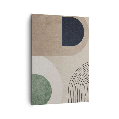 Quadro em tela - A gentileza do oval - 50x70 cm