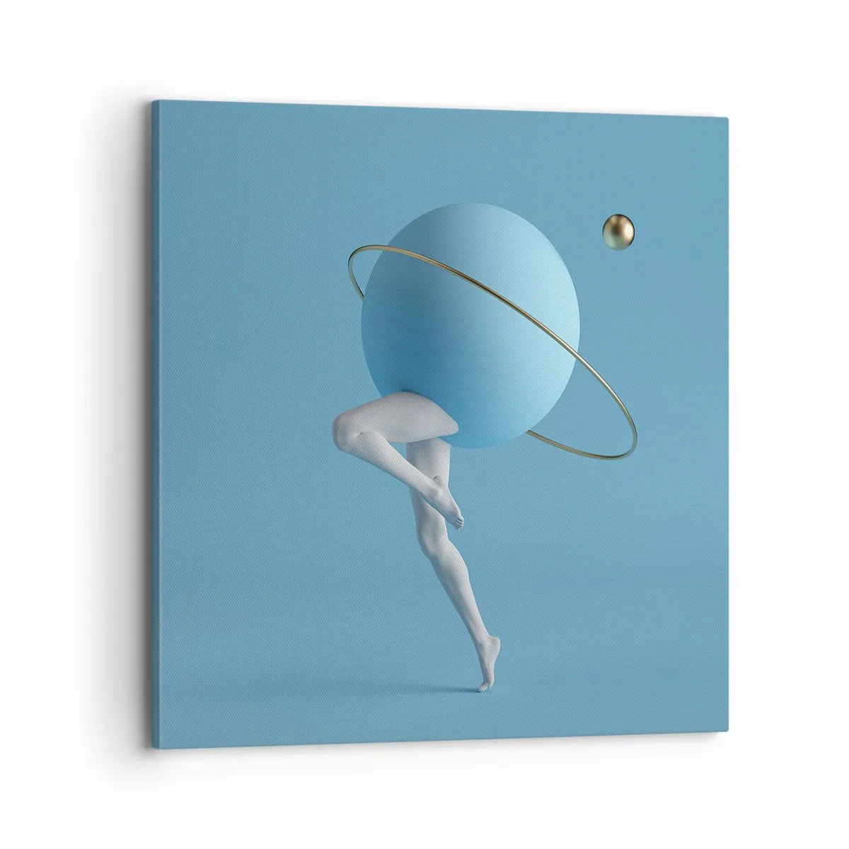 Quadro em tela - Planetas a enlouquecer - 70x70 cm