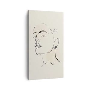 Quadro em tela - Olhar orgulhoso - 45x80 cm