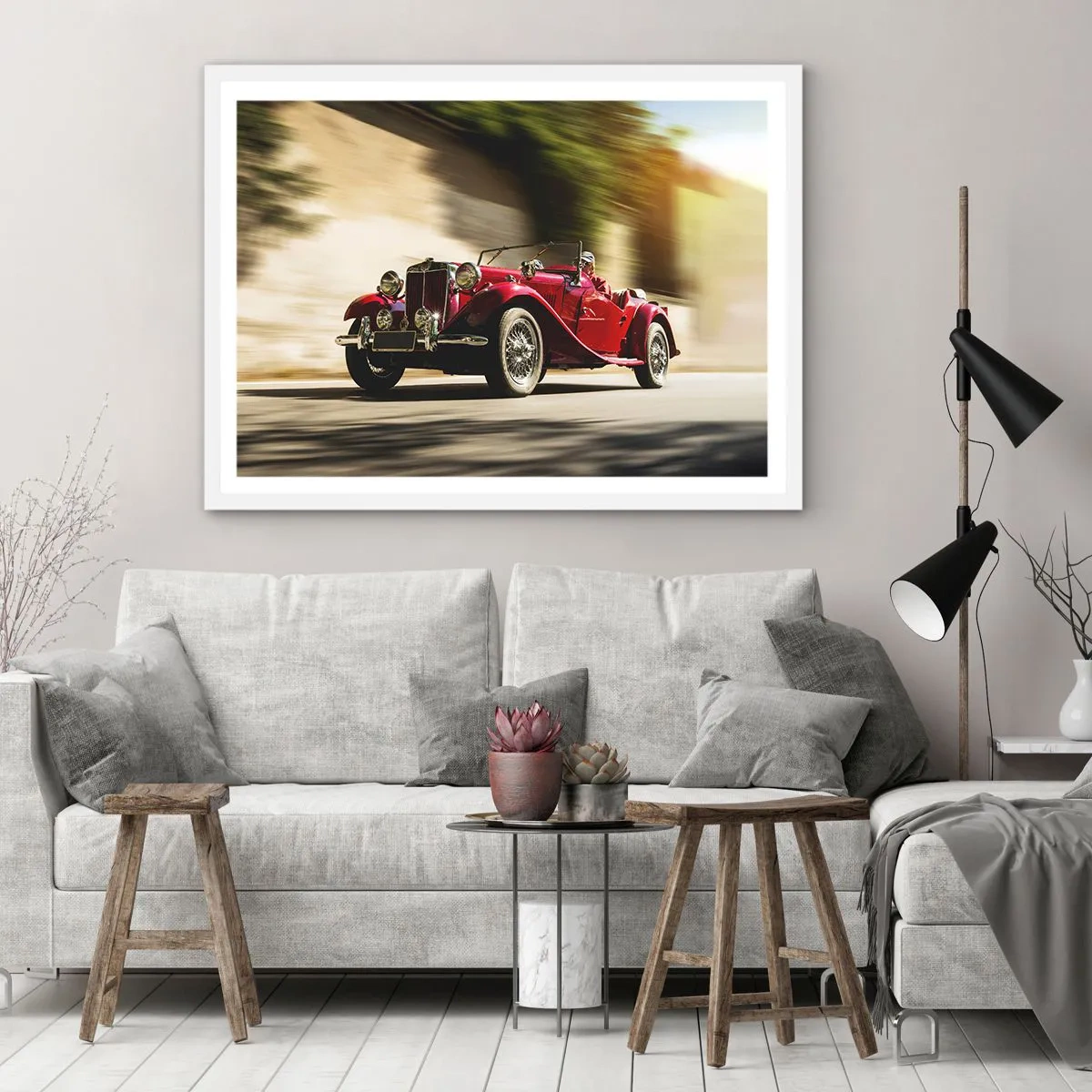 Pôster em moldura branca - Mais bonita que a Vitória de Samotrácia - 70x50 cm