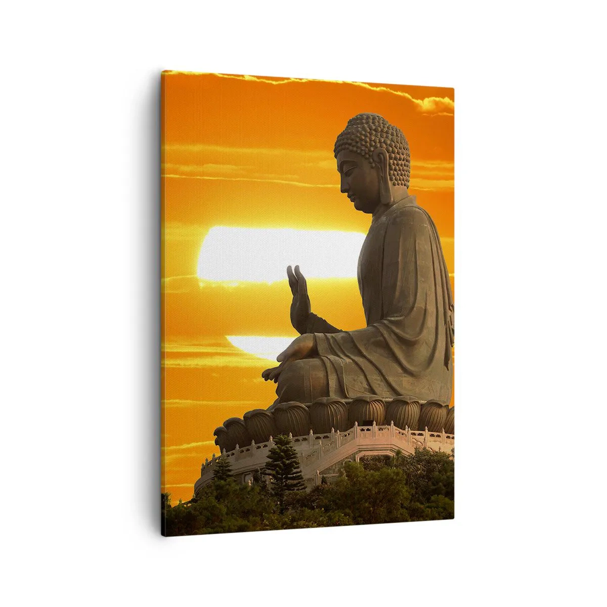 Quadro em tela - Sem medo do mundo - 50x70 cm