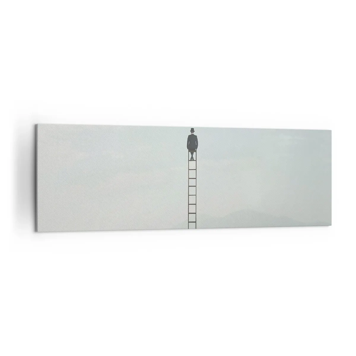 Quadro em tela - Vá além - 160x50 cm