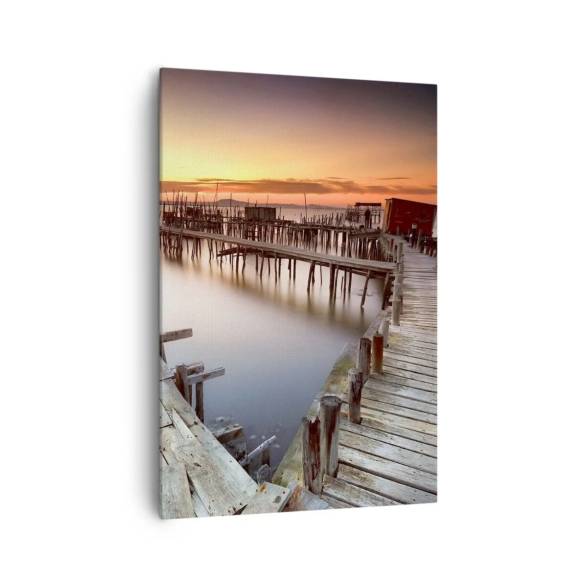 Quadro em tela - Turismo autêntico, não fictício - 70x100 cm