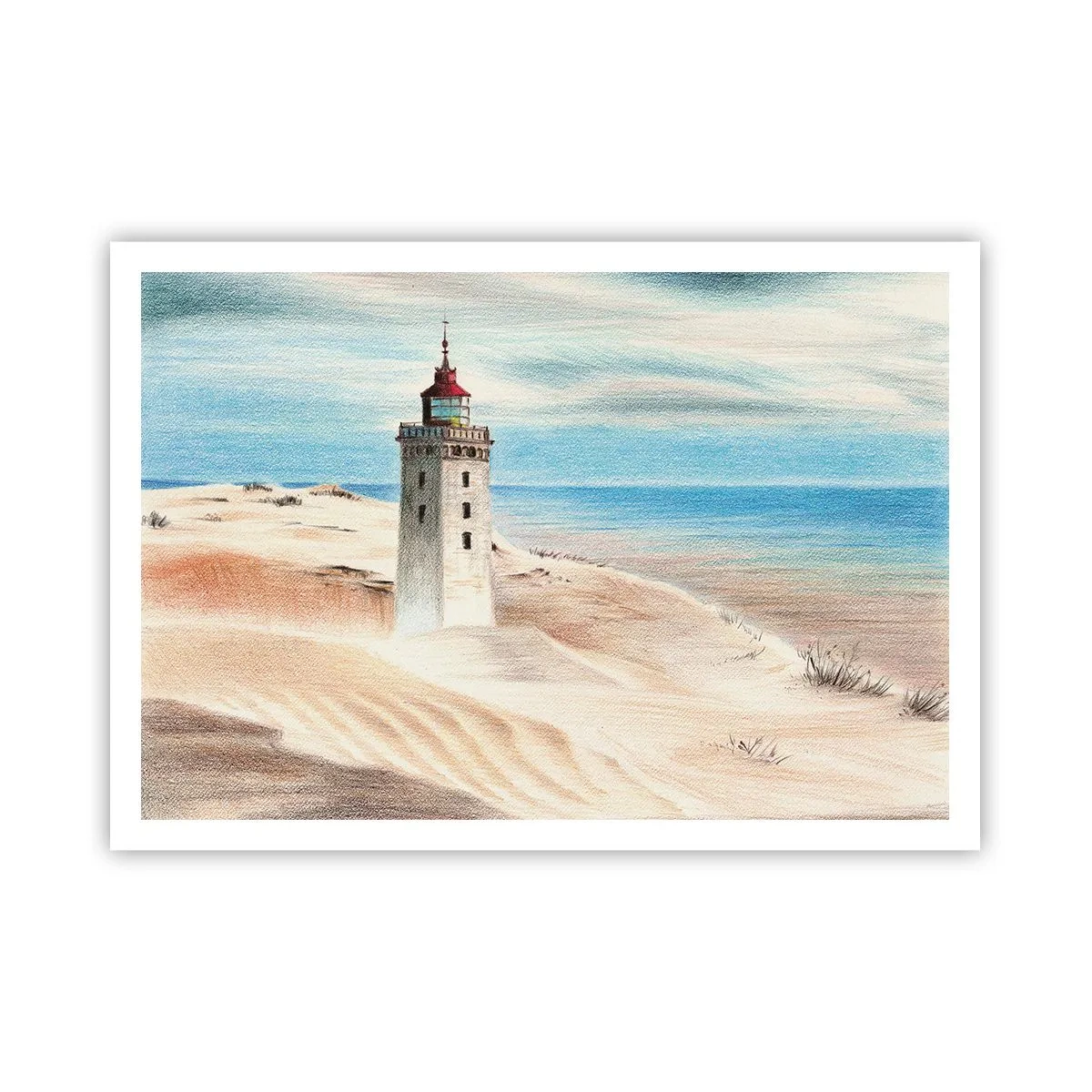 Pôster - Sempre a olhar para o mar - 100x70 cm