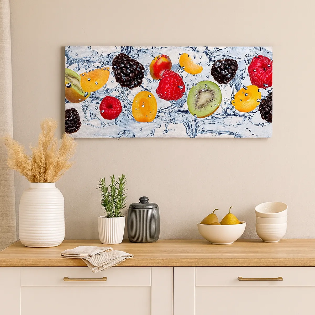 Quadro em tela - Divirta-se connosco - 30x30 cm