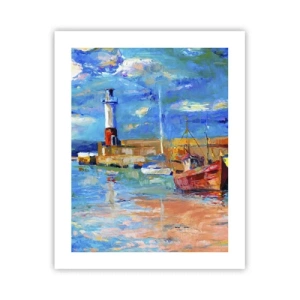 Pôster - Tarde na baía do arco-íris - 40x50 cm