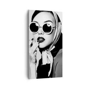 Quadro em tela - Saudações dos anos 60 - 55x100 cm