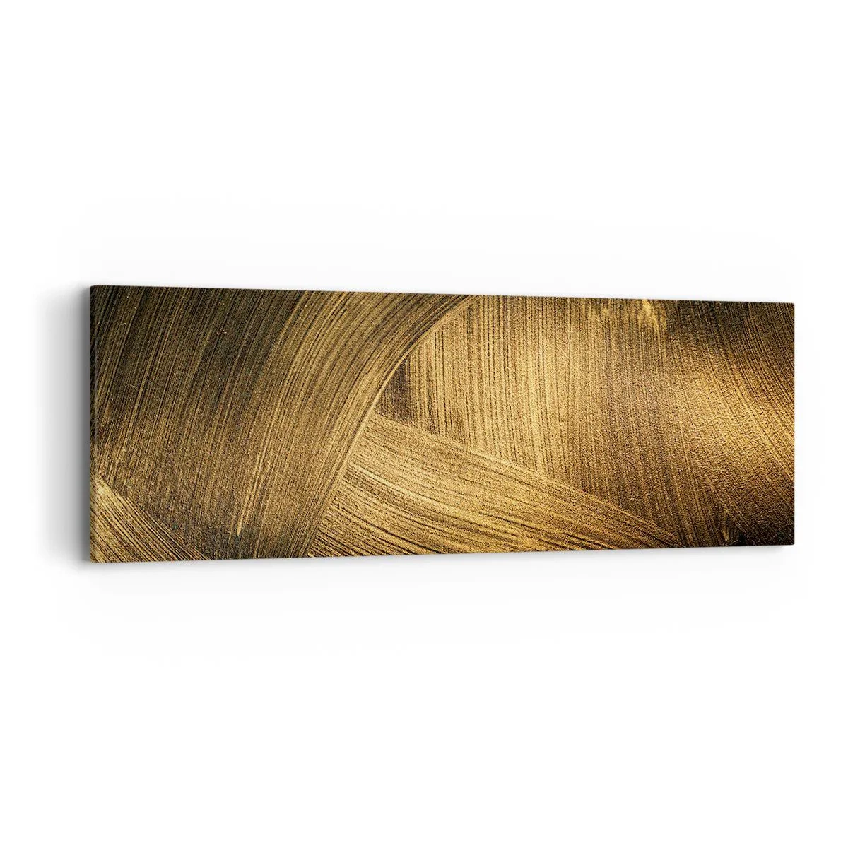 Quadro em tela - No labirinto dourado - 90x30 cm