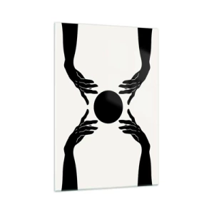 Quadro em vidro - Sinal secreto - 70x100 cm
