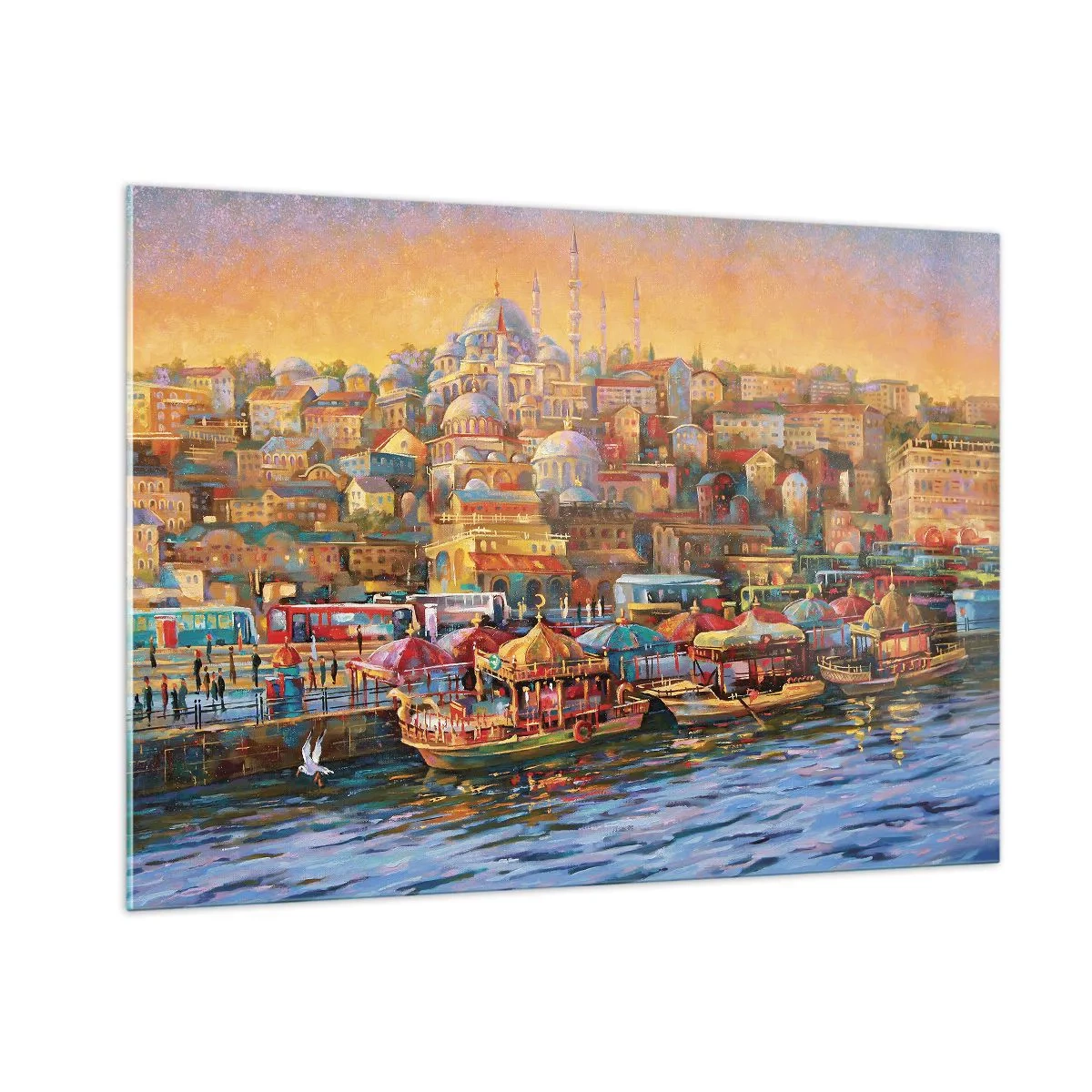 Quadro em vidro - Conto de Istambul - 100x70 cm