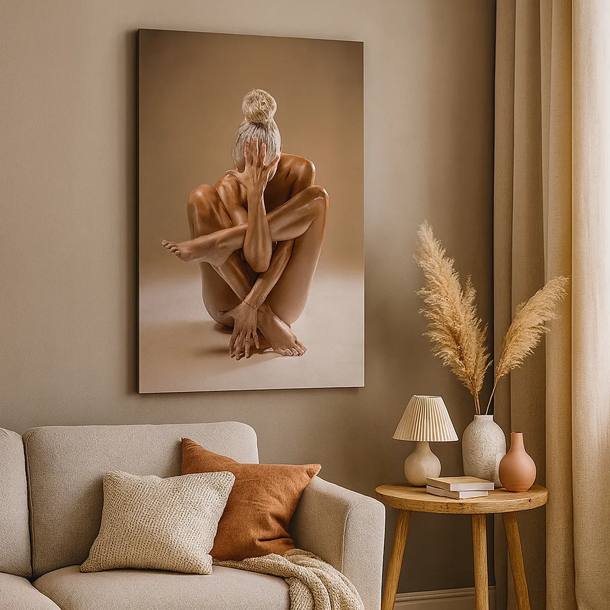 Quadro em tela - Unidade de corpo e alma - 50x70 cm