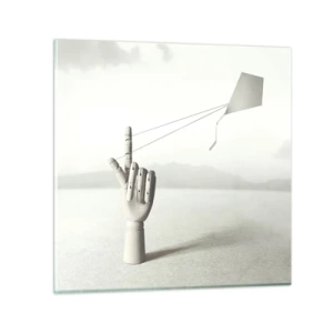 Quadro em vidro - Prova de força - 70x70 cm