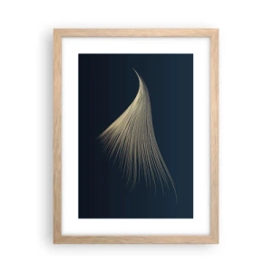 Pôster com moldura de carvalho claro - Como o cabelo de um anjo - 30x40 cm