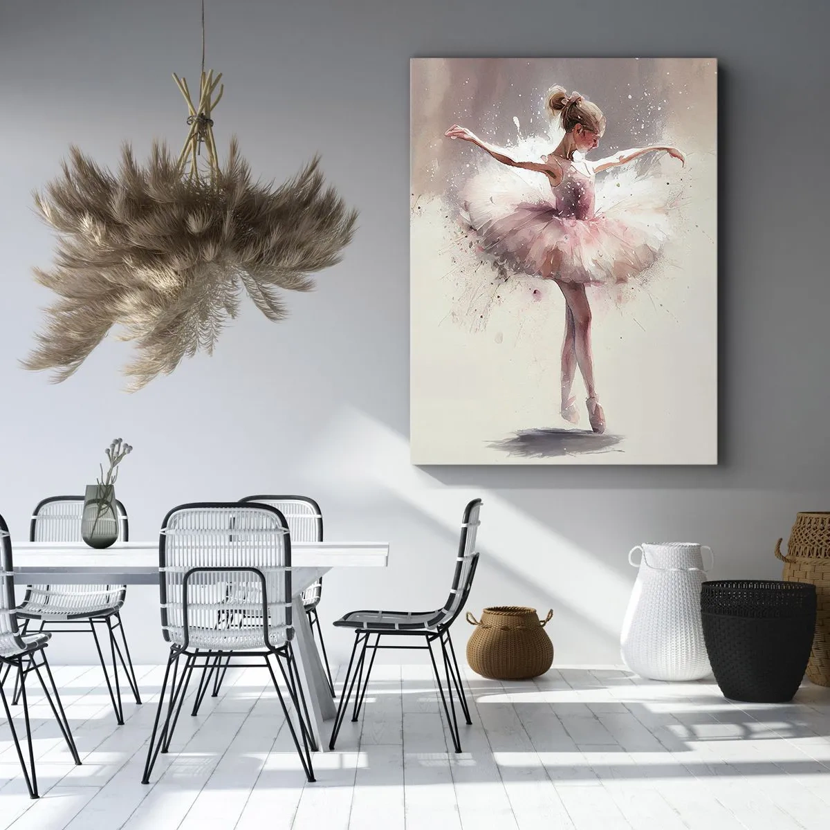 Quadro em tela - Como um pássaro jovem - 50x70 cm