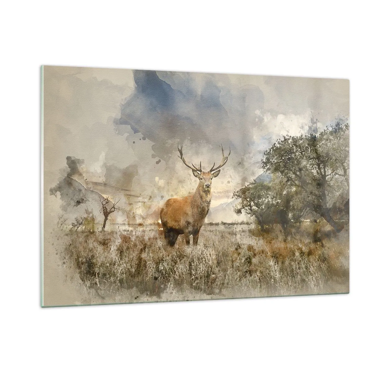 Quadro em vidro - Dignidade - força - dignidade - 120x80 cm