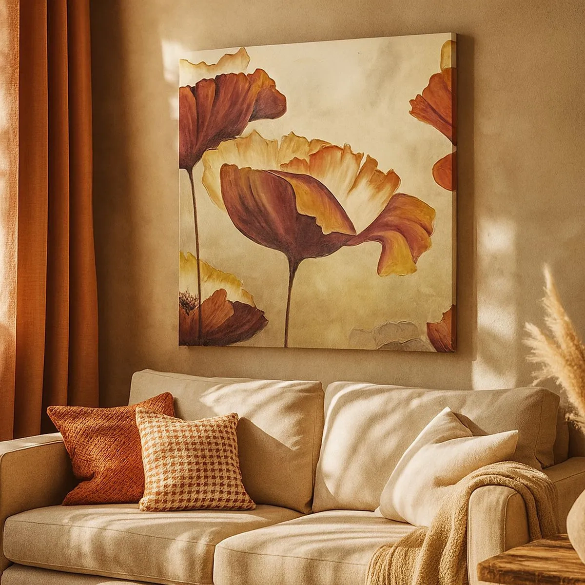 Quadro em tela - Prados e pradarias - 30x30 cm