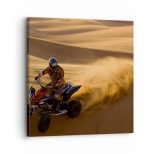 Quadro em tela - Nas ondas de areia - 30x30 cm