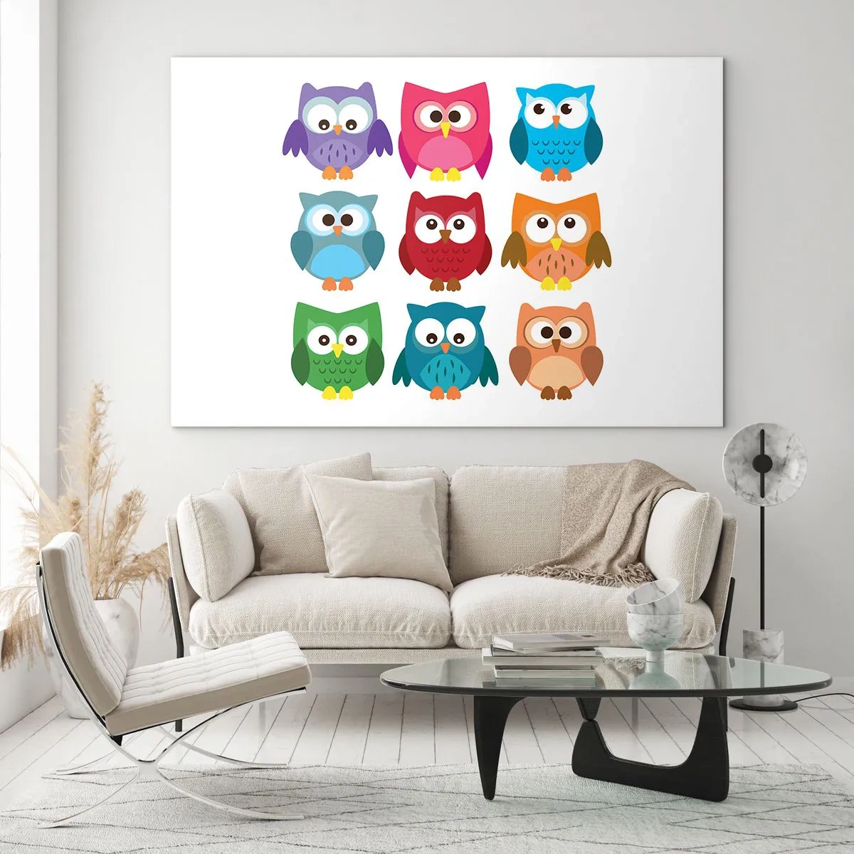 Quadro em vidro - As diferenças podem ser divertidas - 100x70 cm