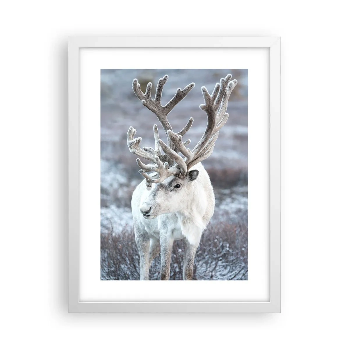 Pôster em moldura branca - Retrato ao sol - 30x40 cm