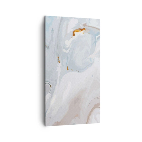 Quadro em tela - Branco elevado - 45x80 cm
