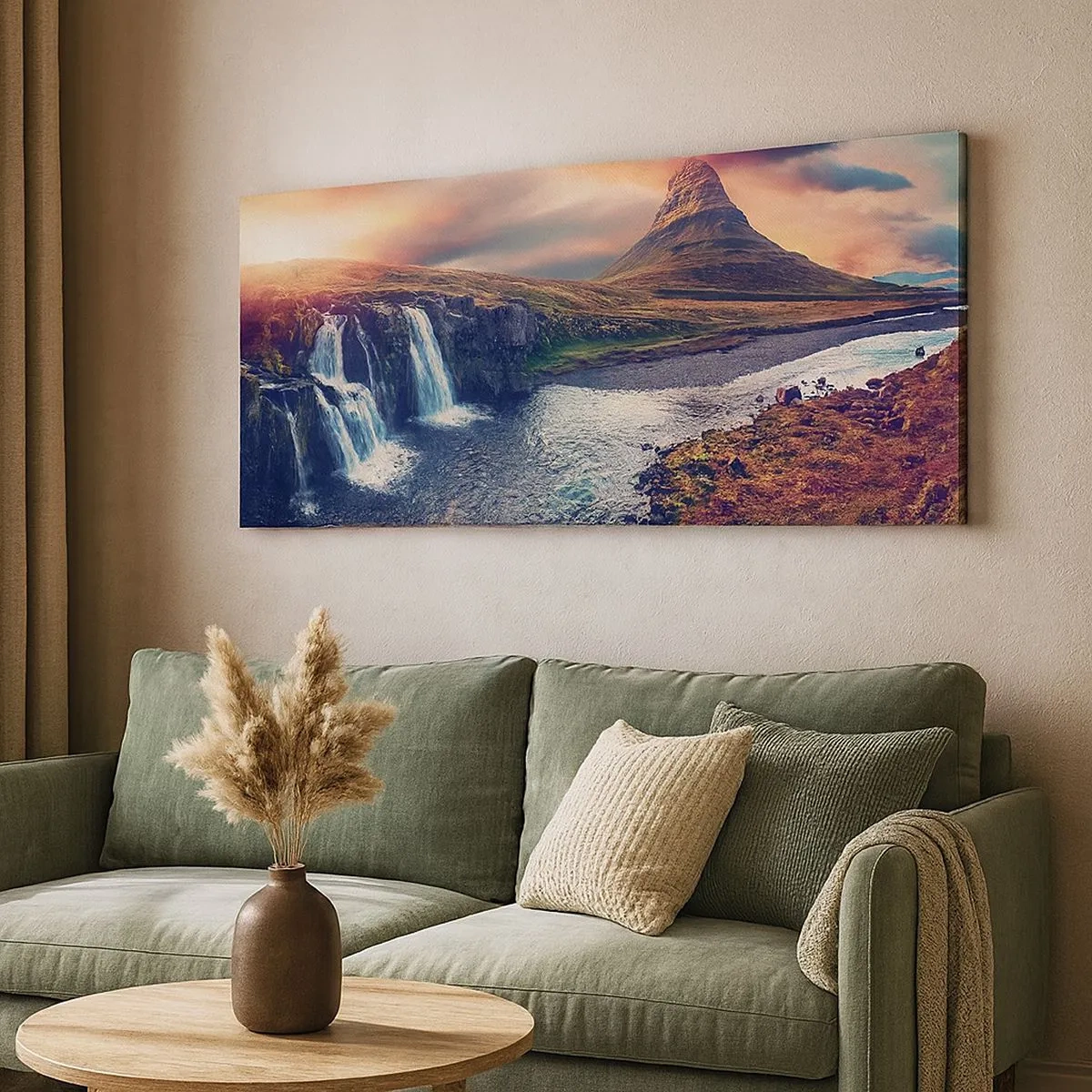 Quadro em tela - Na majestade da natureza - 100x40 cm