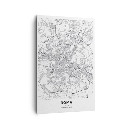 Quadro em tela - Círculo romano - 80x120 cm