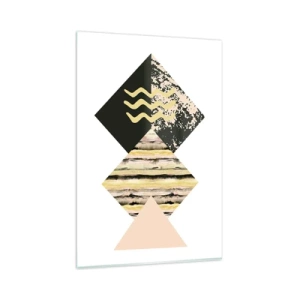 Quadro em vidro - Não é tão simples assim - 80x120 cm